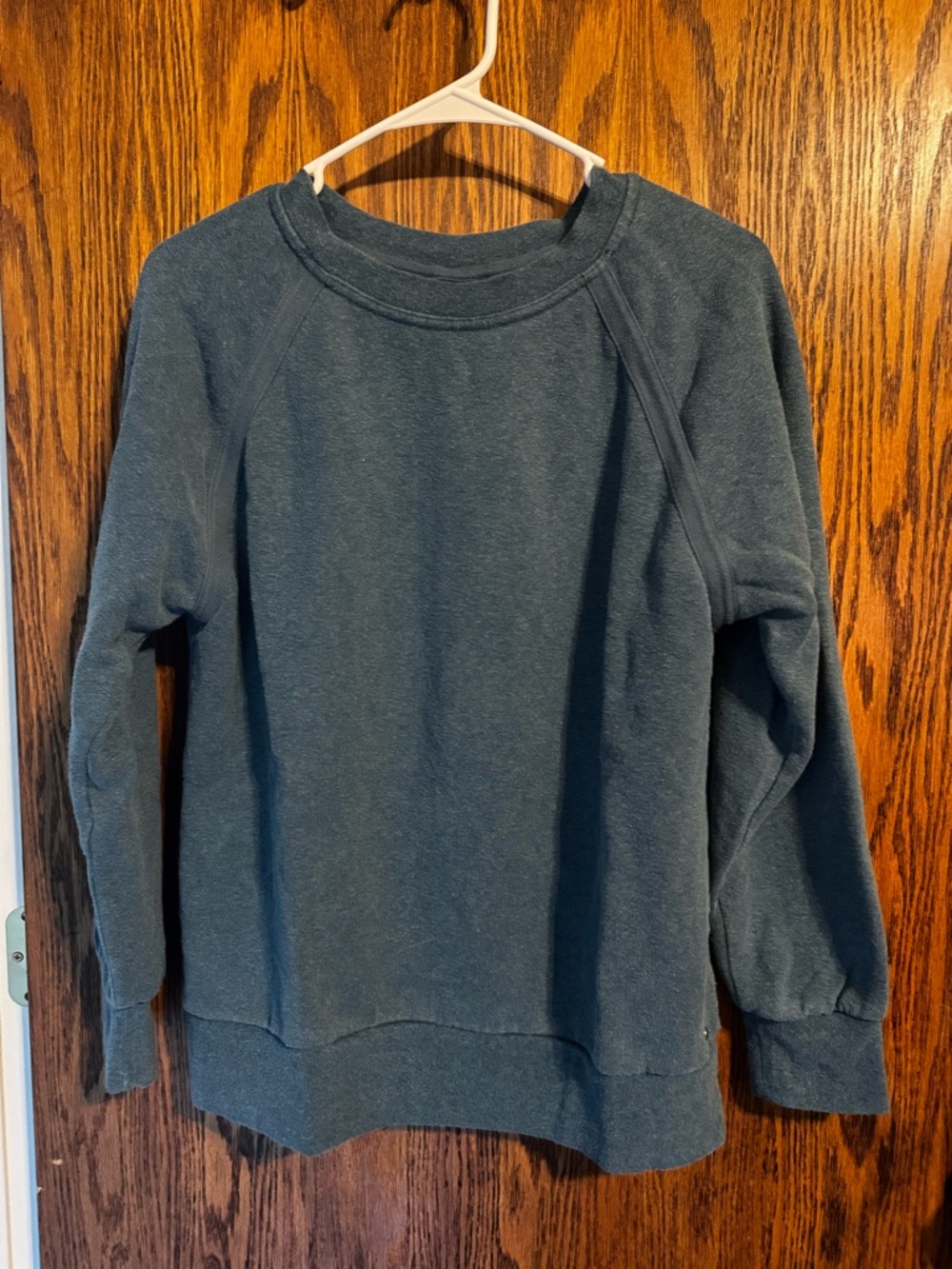Prana Cozy Up Crewneck Sweatshirt in Dark Teal/Navy